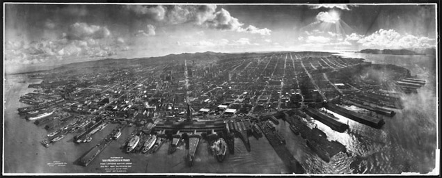 George Lawrence's famous photo San Francisco in Ruins