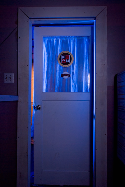 Photo by Scott Haefner: Blacklight Repair Room
