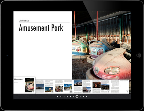 example page on the iPad